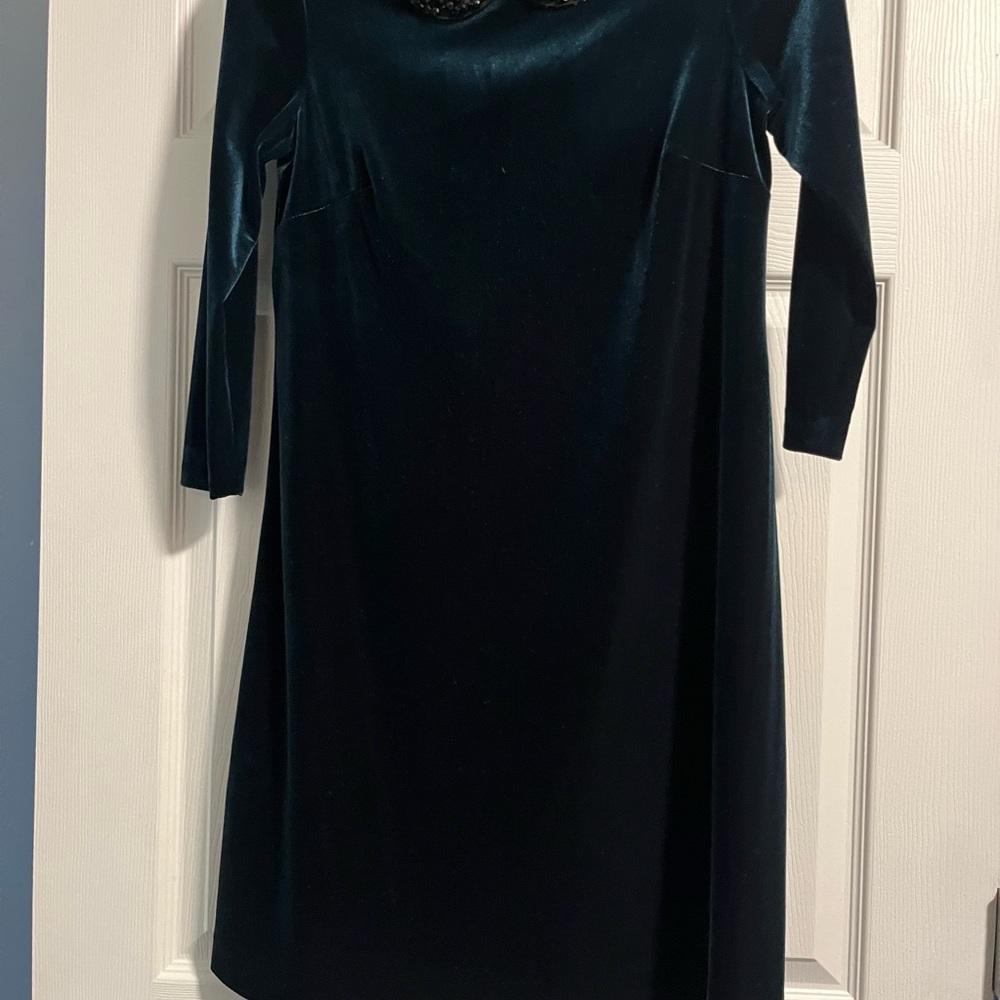 Betsey Johnson Forest Green Velvet Dress